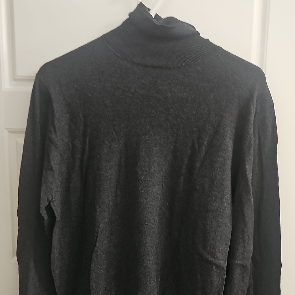 Massimo Charcoal Turtleneck Sweater